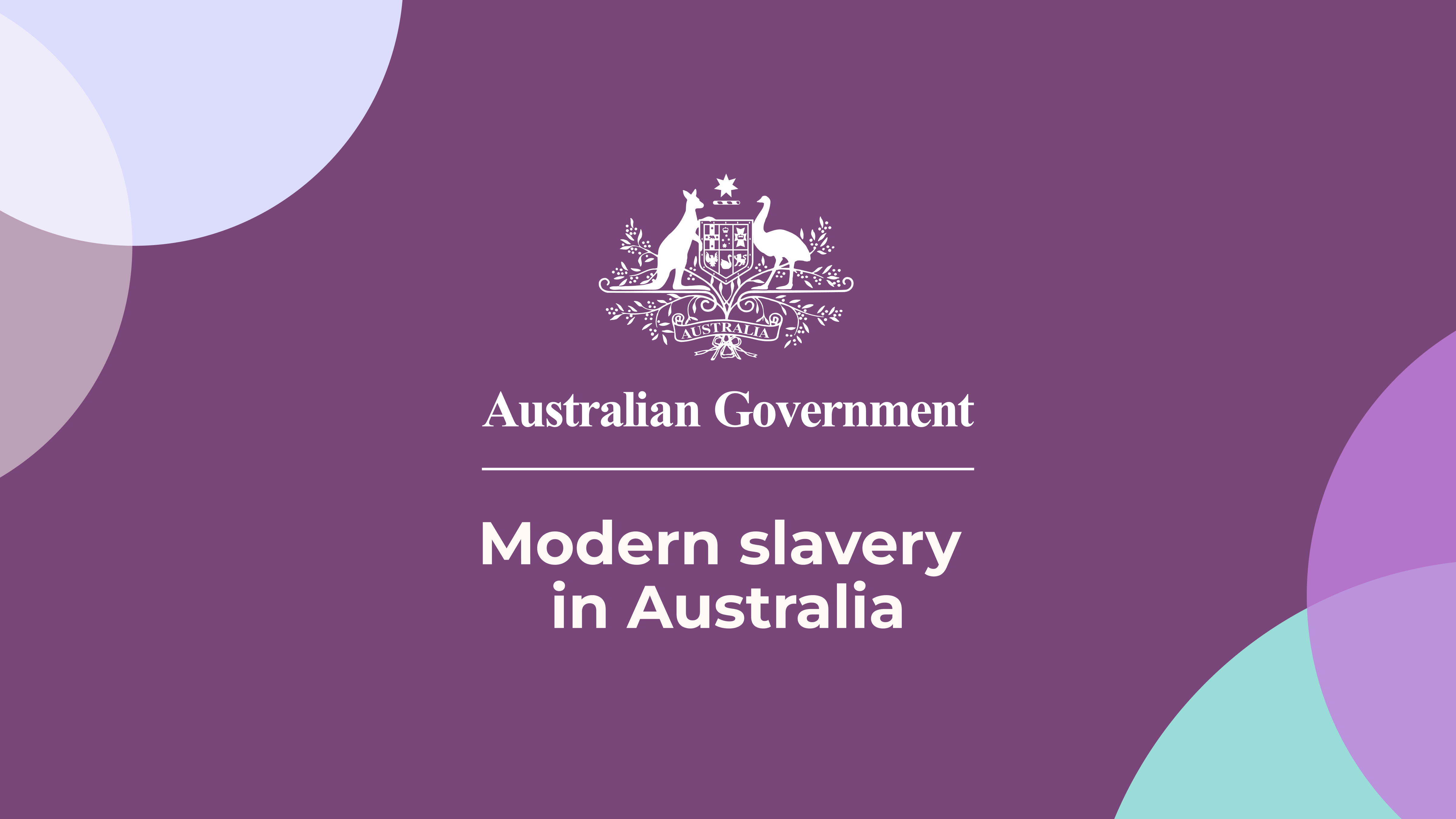 Updates Modern Slavery In Australia